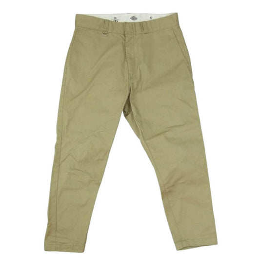 SOPHNET. ソフネット SOPH-210103 DICKIES ディッキーズ WIDE TAPERED PANTS ワイド テーパード ワーク チノ パンツ ベージュ系 S【中古】