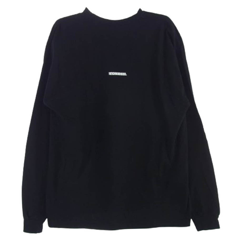 NEIGHBORHOOD ネイバーフッド 22AW NH TEE-13 LS.CO プリント 長袖カットソー ブラック系 XL【中古】
