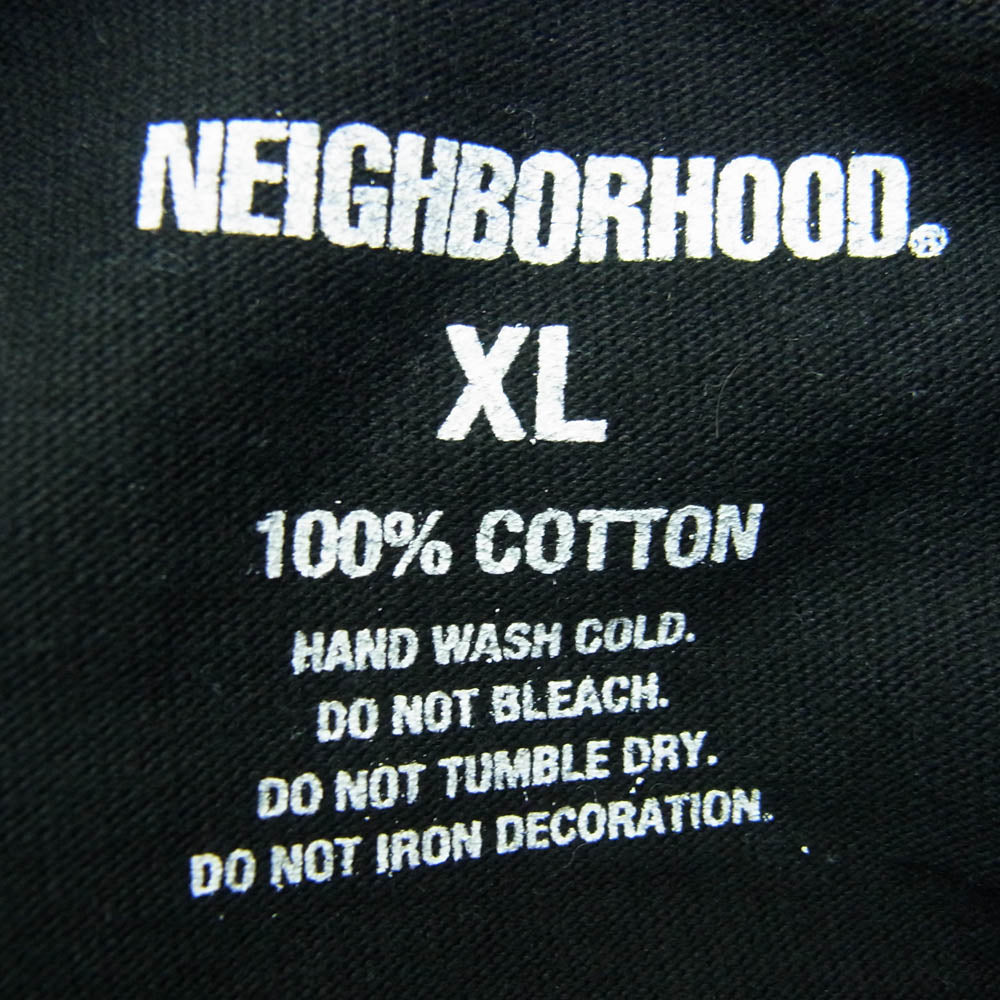 NEIGHBORHOOD ネイバーフッド 22AW NH TEE-13 LS.CO プリント 長袖カットソー ブラック系 XL【中古】