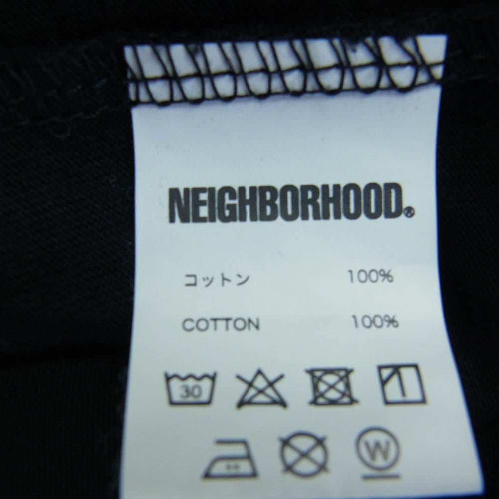NEIGHBORHOOD ネイバーフッド 22AW NH TEE-13 LS.CO プリント 長袖カットソー ブラック系 XL【中古】