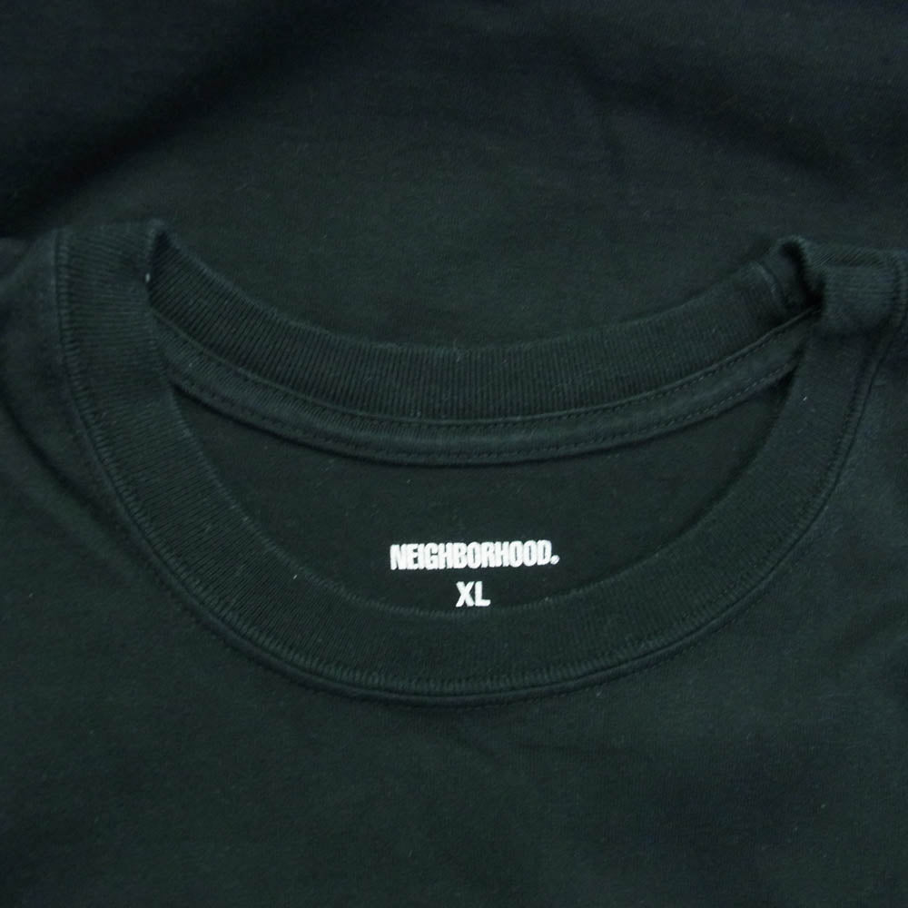 NEIGHBORHOOD ネイバーフッド バックプリント 長袖カットソー ブラック系 XL【中古】