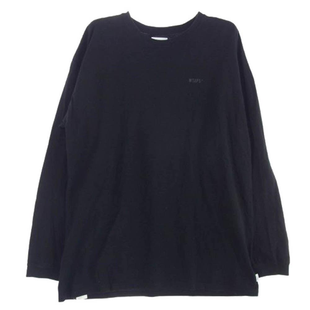 WTAPS ダブルタップス 20SS 201ATDT-LT02S CIRCA L/S TEE ロングスリーブ Tシャツ 長袖カットソー ブラック系 5【中古】