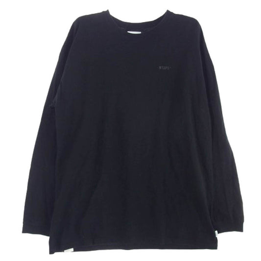 WTAPS ダブルタップス 20SS 201ATDT-LT02S CIRCA L/S TEE ロングスリーブ Tシャツ 長袖カットソー ブラック系 5【中古】