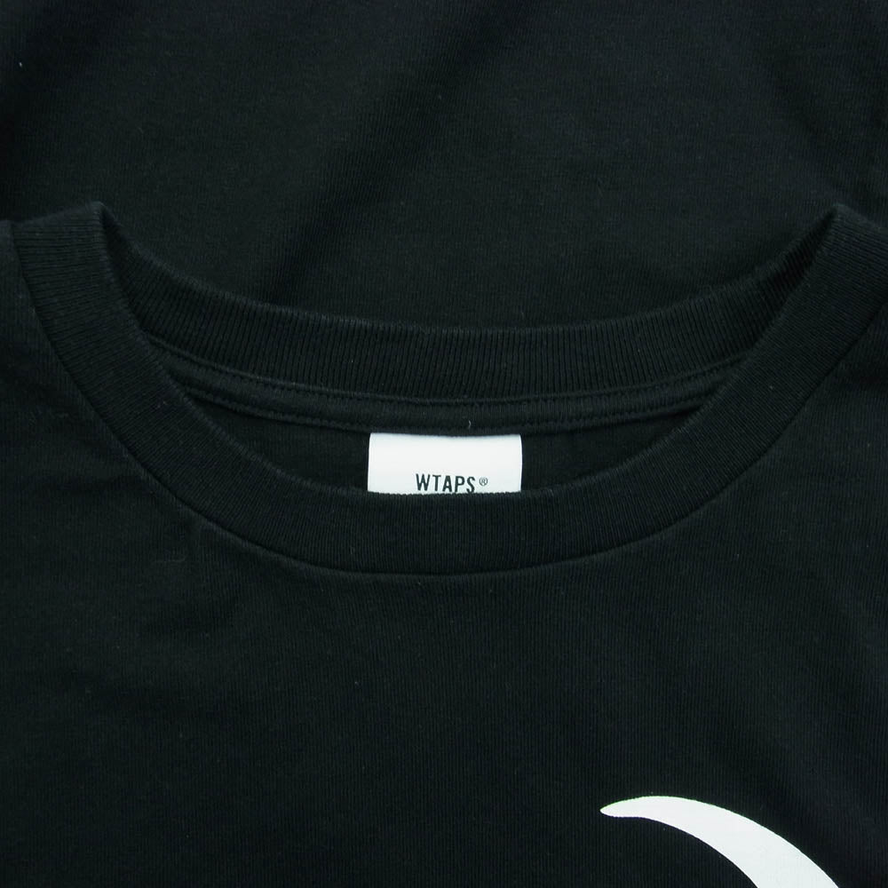 WTAPS ダブルタップス 22SS MOON ＆ STAR COTTON L/S TEE ロングスリーブ カットソー 長袖 ブラック系 3【中古】