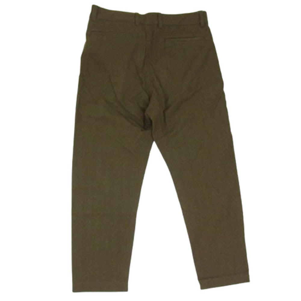 NEIGHBORHOOD ネイバーフッド 20AW 202BENH-PTM01 TAPERED CW-PT ウール混 テーパード パンツ カーキ系 S【中古】