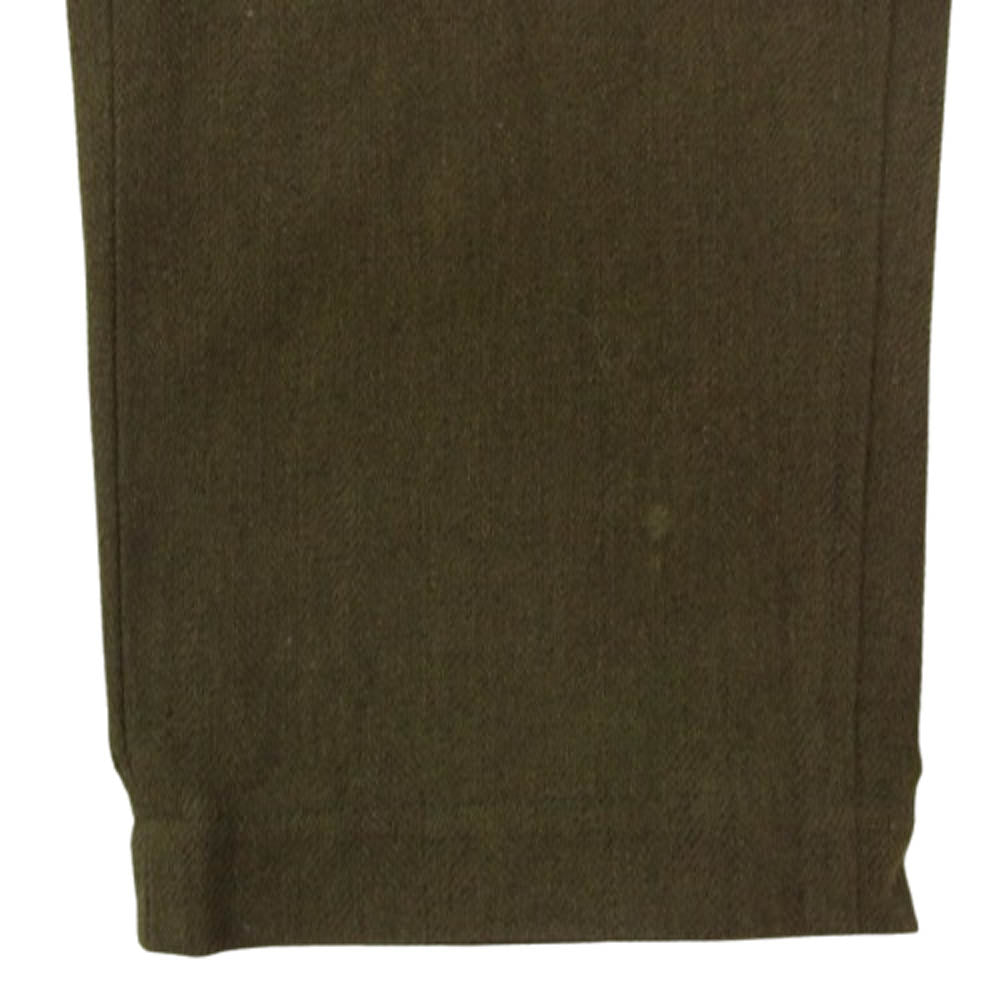 NEIGHBORHOOD ネイバーフッド 20AW 202BENH-PTM01 TAPERED CW-PT ウール混 テーパード パンツ カーキ系 S【中古】