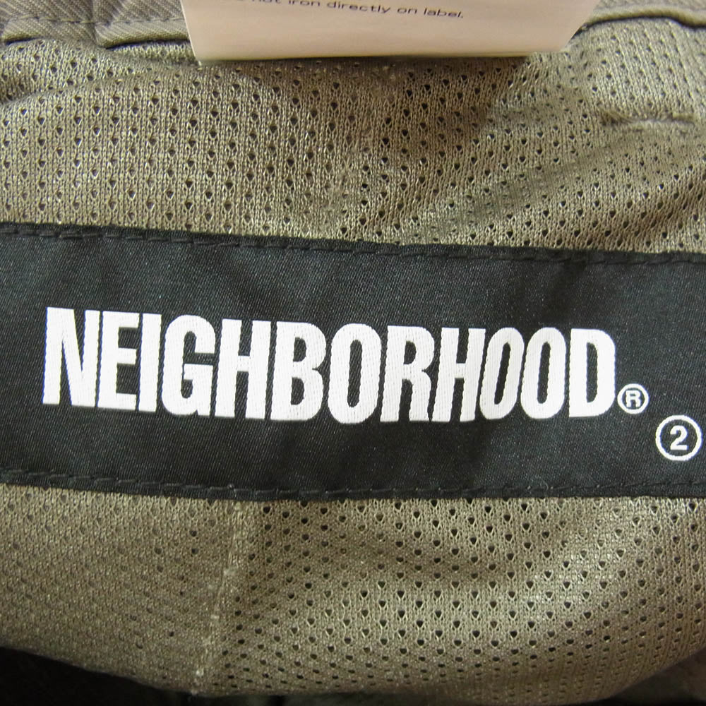 NEIGHBORHOOD ネイバーフッド 21SS 211AQNH-PTM05 TAPERED N-PT ナイロン テーパード パンツ カーキ系 S【中古】