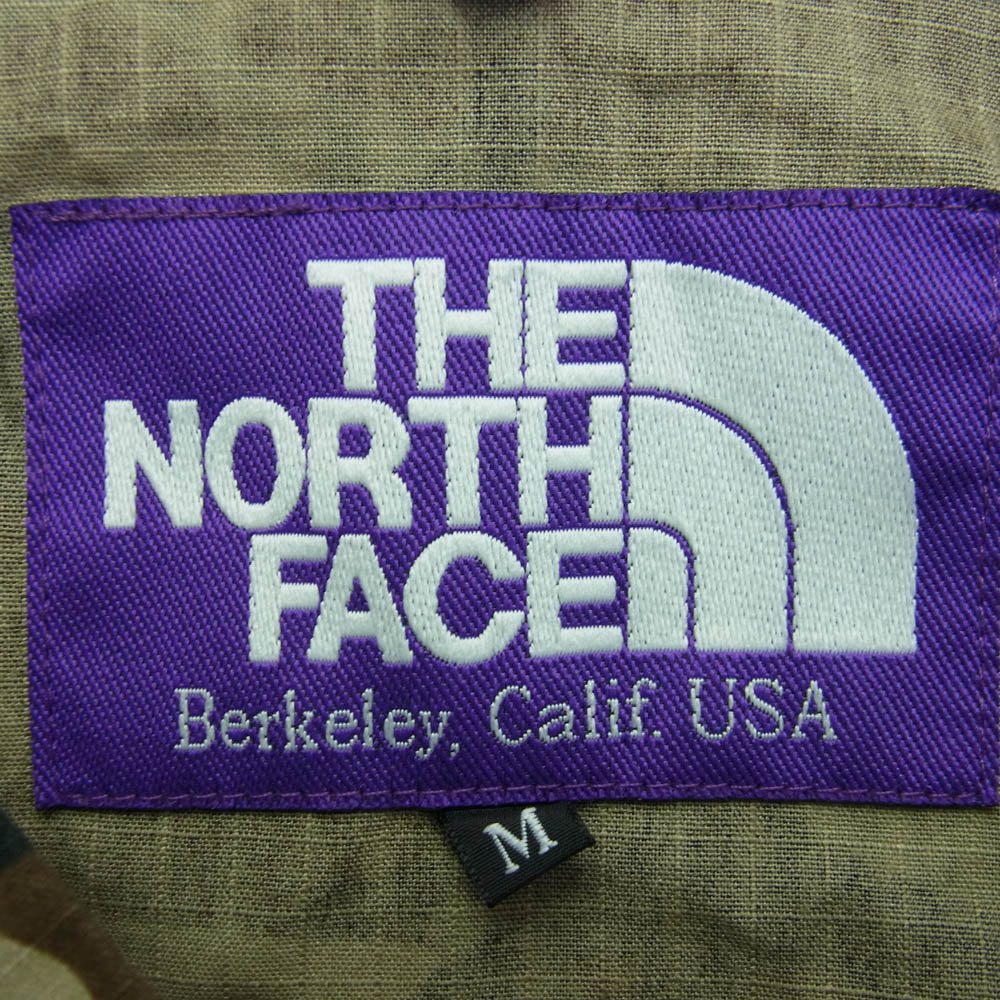 THE NORTH FACE ノースフェイス NP2414N PURPLE LABEL パープルレーベル カモフラ コットン素材 マウンテンパーカー ジャケット マルチカラー系 M【中古】