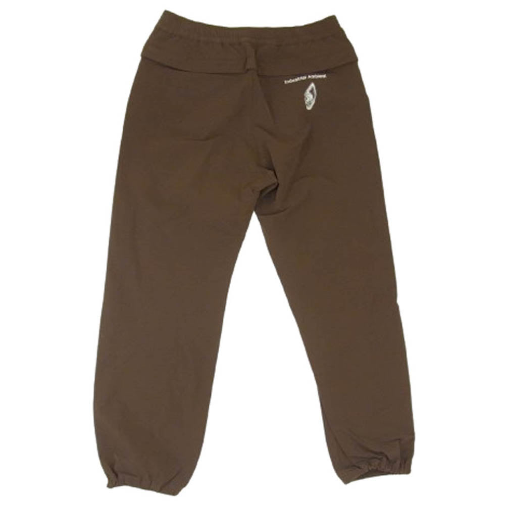 UNDERCOVER アンダーカバー 19SS UCX4505-1 industrial ambient elasticated pants バックプリント ナイロンパンツ ブラウン系 2【中古】