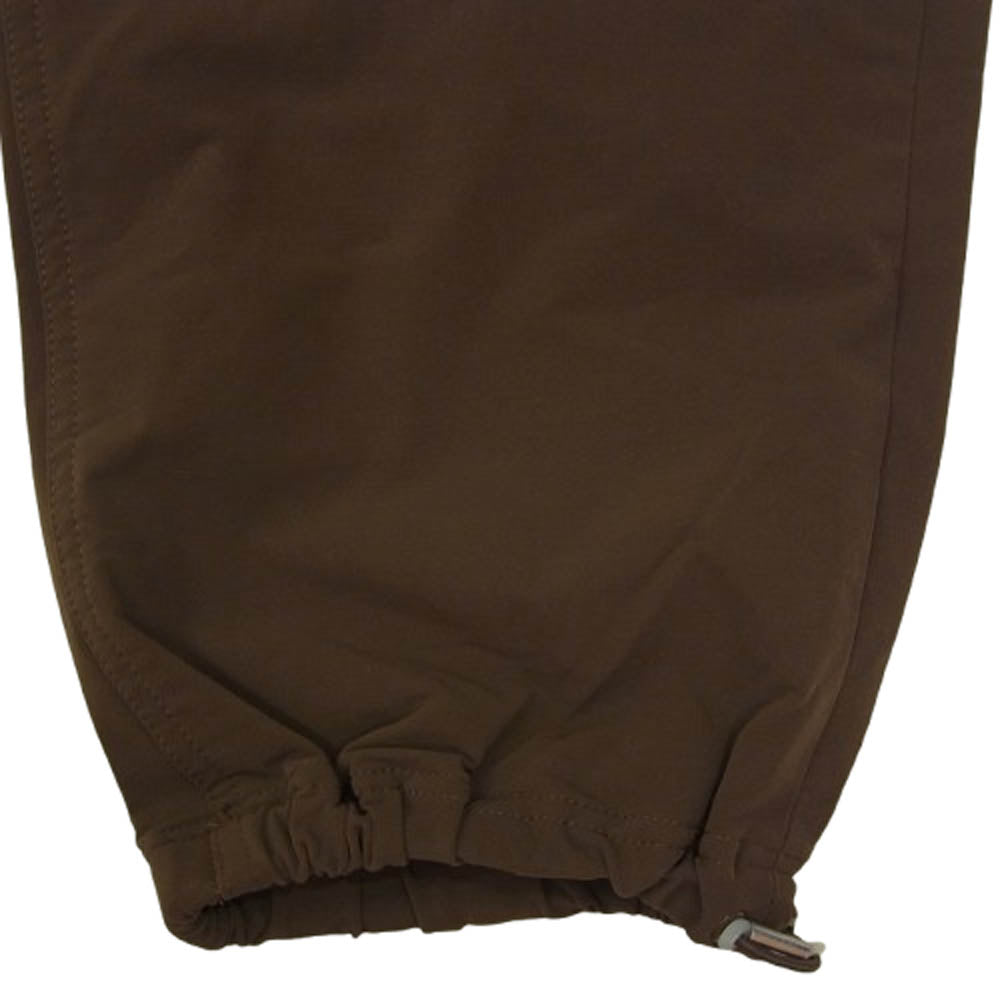 UNDERCOVER アンダーカバー 19SS UCX4505-1 industrial ambient elasticated pants バックプリント ナイロンパンツ ブラウン系 2【中古】