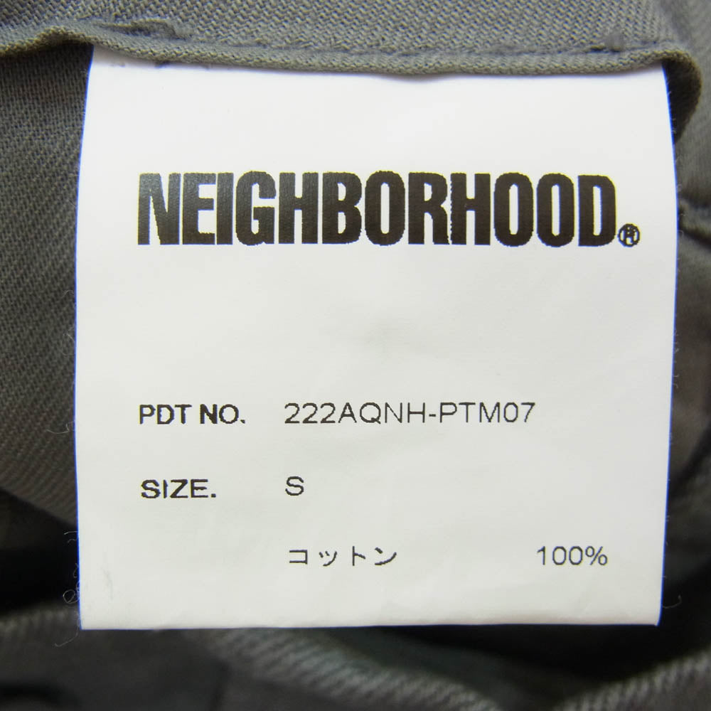 NEIGHBORHOOD ネイバーフッド 22AW 222AQNH-PTM07 SRL WORK PT.CO ワーク ペインター パンツ グレー系 S【中古】