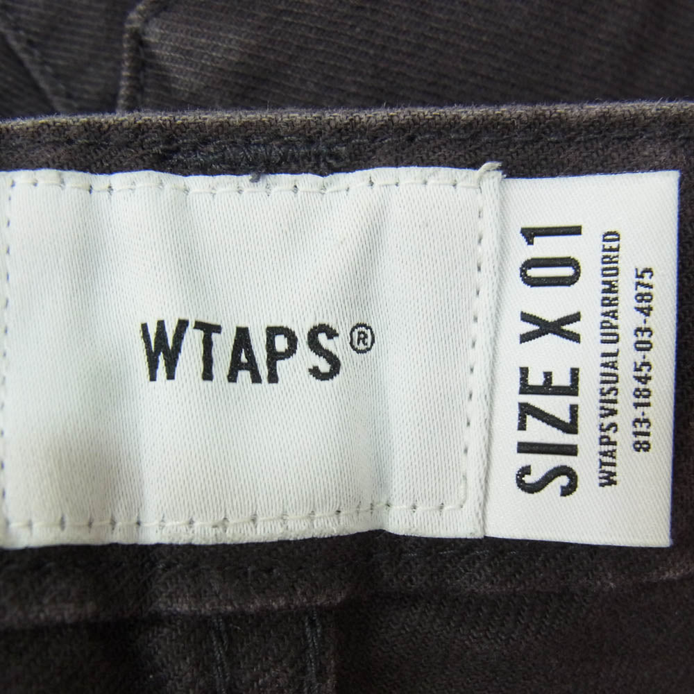 WTAPS ダブルタップス 20SS 201BRDT-PTM02 JUNGLE SKINNY TROUSERS ジャングル スキニー トラウザー ブラック系 X01【中古】