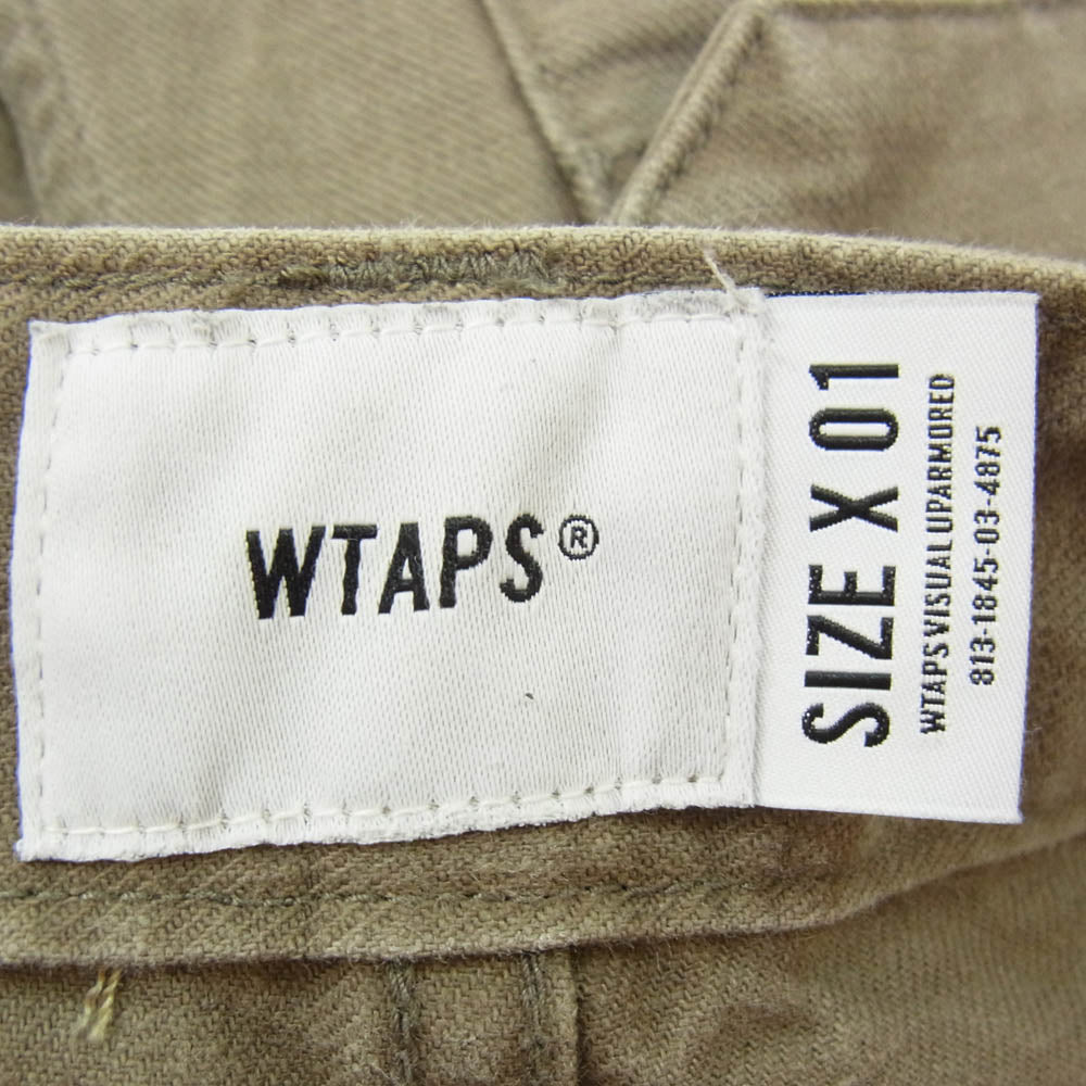 WTAPS ダブルタップス 20SS 201BRDT-PTM02 JUNGLE SKINNY TROUSERS ジャングル スキニー トラウザーズパンツ カーキ系 X01【中古】
