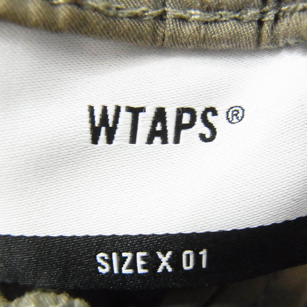 WTAPS ダブルタップス 20AW 202BRDT-PTM05 SMOCK TROUSERS POLY.TWILL スモック トラウザーズ イージー パンツ カーキ系 X01【中古】
