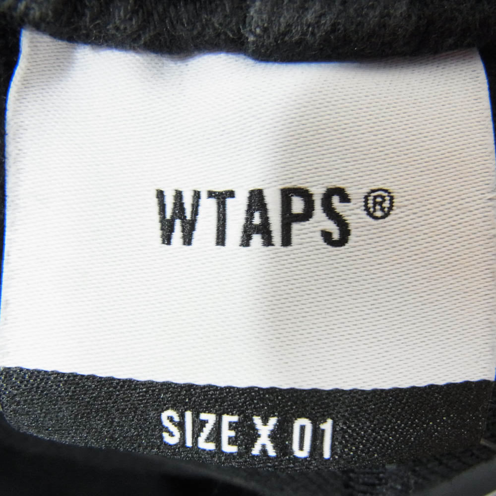 WTAPS ダブルタップス 20AW 202BRDT-PTM03 CHEF TROUSERS COTTON.TWILL シェフ トラウザーズ コット ツイル パンツ ブラック系 X01【中古】