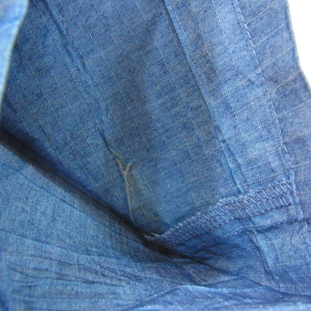 WTAPS ダブルタップス 22SS 221WVDT-PTM03 SEAGULL 03 RIPSTOP OP DENIM シーガル リップストップ イージー パンツ ブルー系 X02【中古】