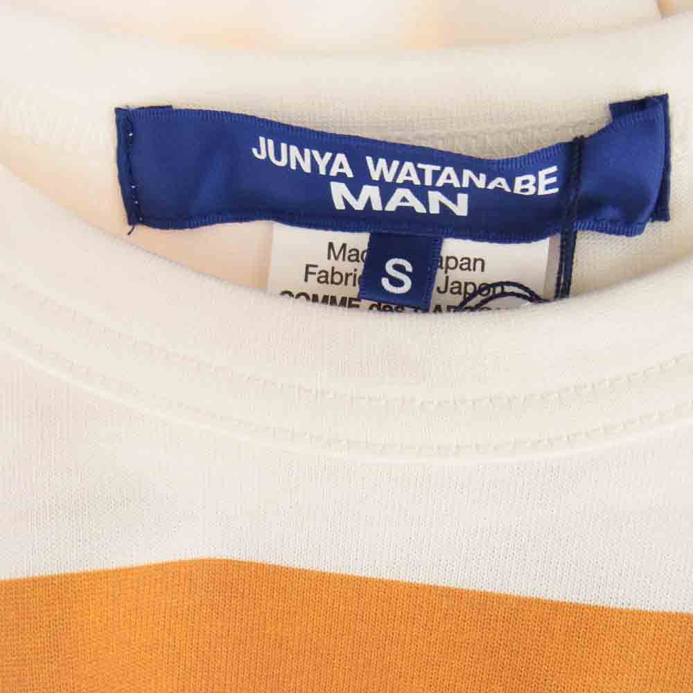 JUNYA WATANABE COMME des GARCONS MAN ジュンヤワタナベコムデギャルソンマン 22SS WI-T015-051 コットン 天竺 プリント Tシャツ 半袖カットソー マルチカラー系 S【新古品】【未使用】【中古】