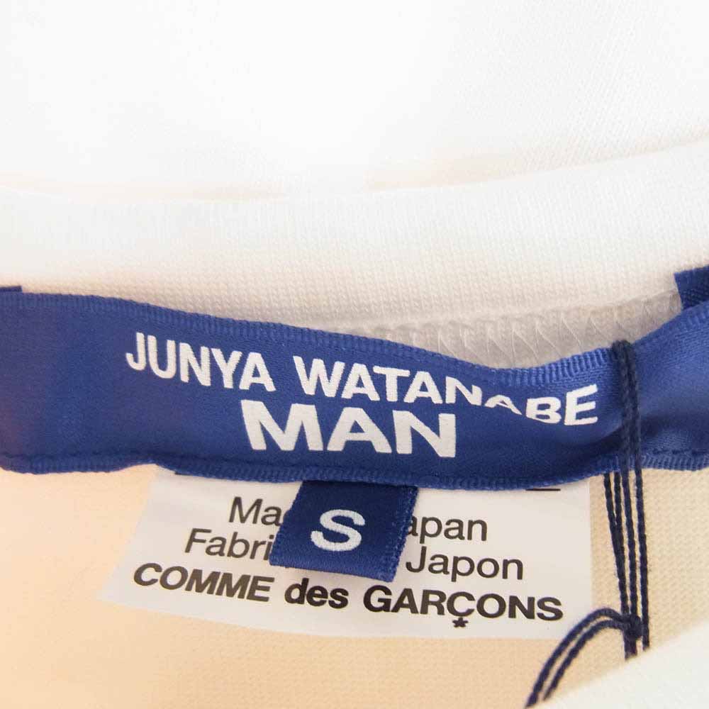 JUNYA WATANABE COMME des GARCONS MAN ジュンヤワタナベコムデギャルソンマン 22SS WI-T015-051 コットン 天竺 プリント Tシャツ 半袖カットソー マルチカラー系 S【新古品】【未使用】【中古】