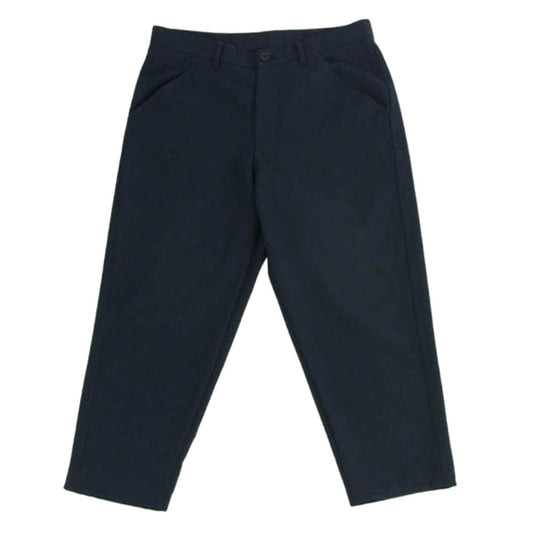 コムデギャルソンシャツ 18SS S25919 ポリエステル クロップドパンツ ダークネイビー系 S【中古】
