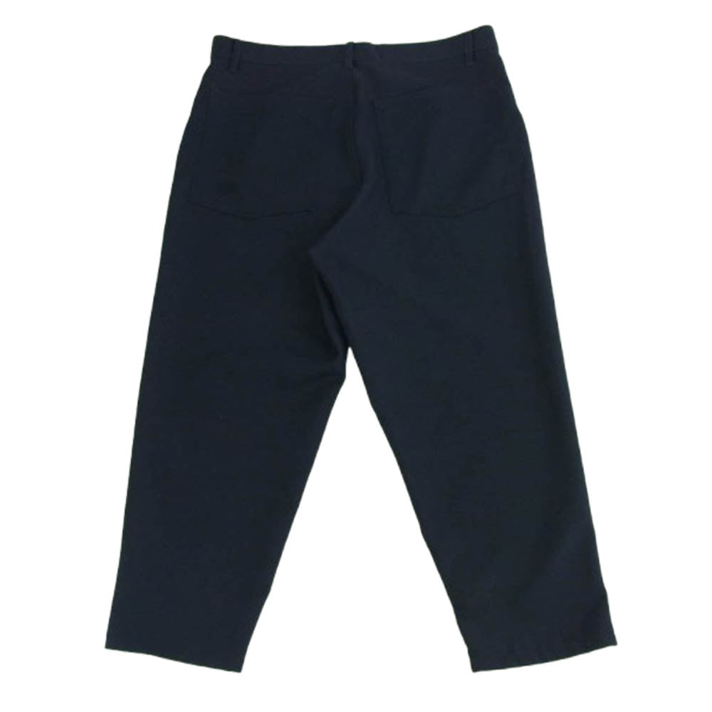 コムデギャルソンシャツ 18SS S25919 ポリエステル クロップドパンツ ダークネイビー系 S【中古】