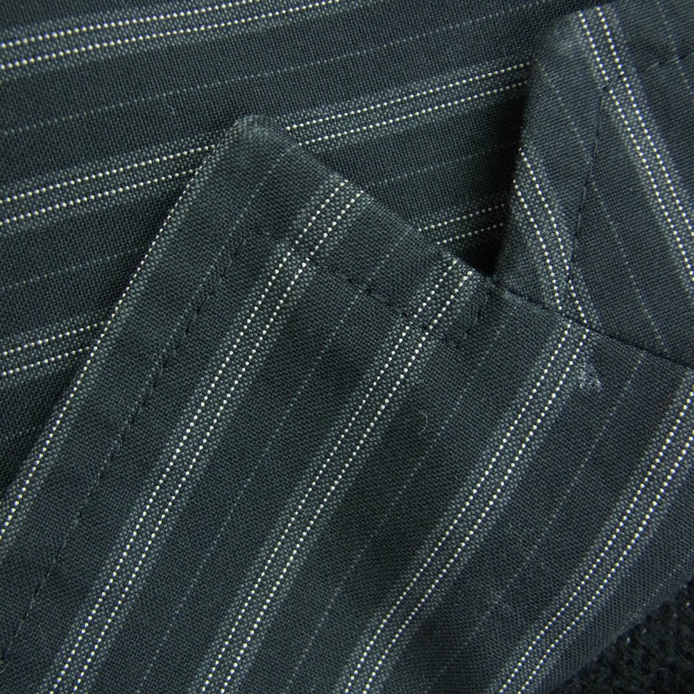 BLACK COMME des GARCONS ブラックコムデギャルソン 20SS 1E-J013 ニット切替 ストライプ テーラードジャケット ブラック系 S【中古】