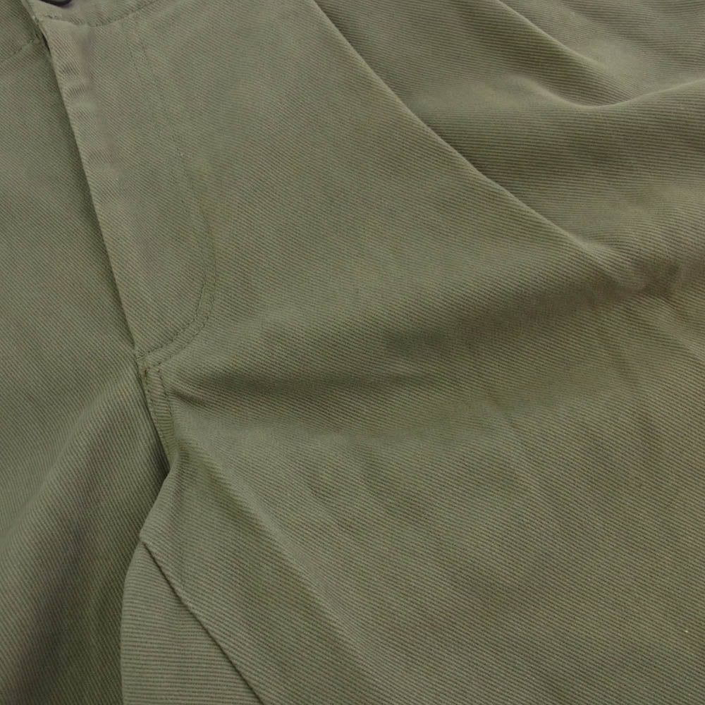 コムデギャルソンシャツ 19SS S27144 2タック ワイド テーパードパンツ カーキ系 XS【中古】