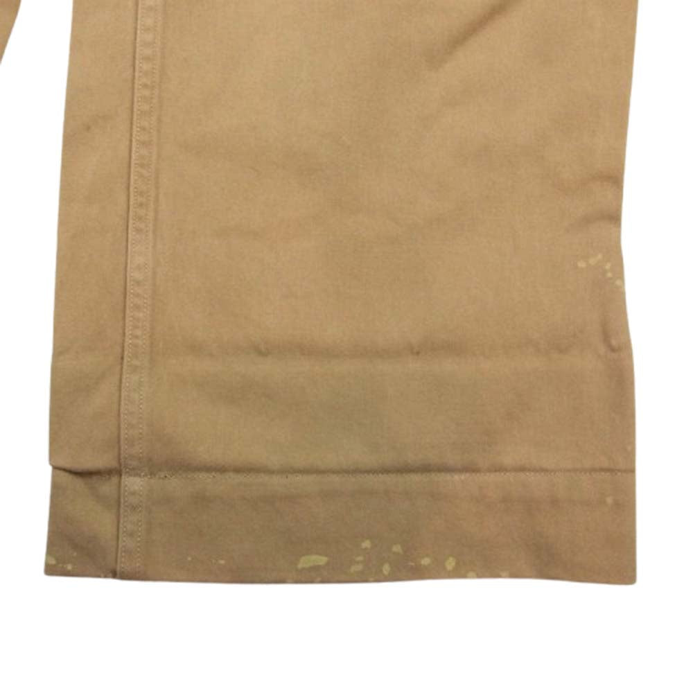 RRL ダブルアールエル PP-PM-LA-0110 ボタンフライ シンチバック ストレートパンツ ベージュ系 31～30【中古】