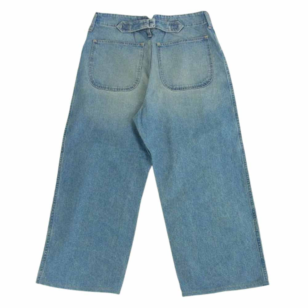 JUNYA WATANABE COMME des GARCONS MAN ジュンヤワタナベコムデギャルソンマン 24AW WN-P019 DAMAGED DENIM ボタンフライ ダメージ加工 デニムパンツ インディゴブルー系 S【中古】