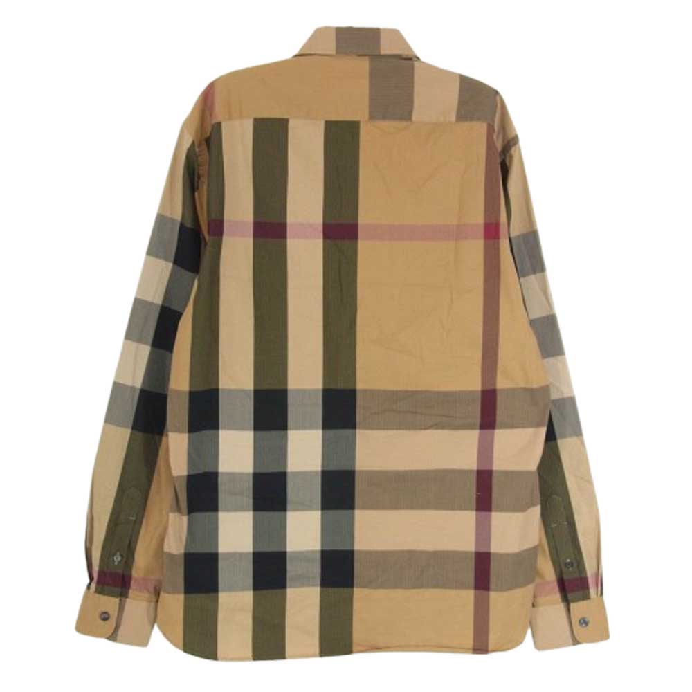 BURBERRY バーバリー 18AW 4045831 ノバ ノヴァ チェック ボタンダウン 長袖 シャツ ブラウン系 S【中古】