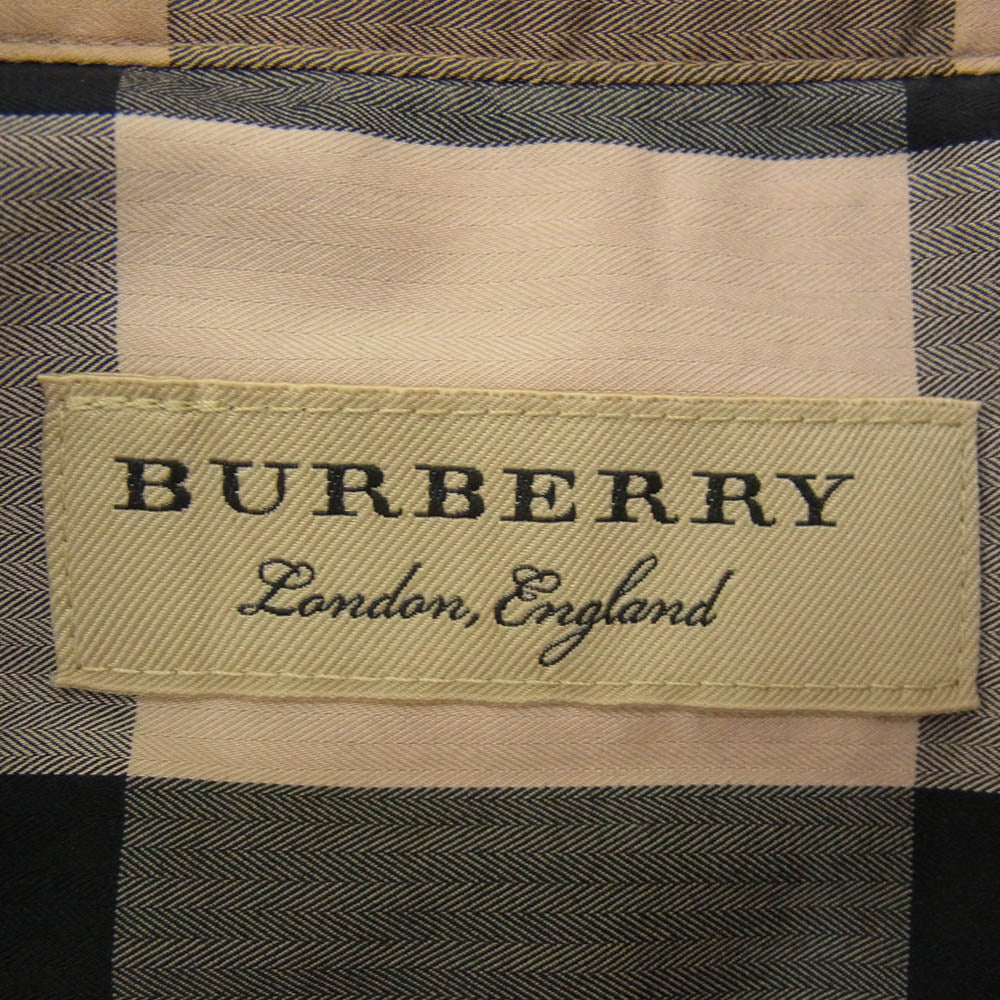 BURBERRY バーバリー 18AW 4045831 ノバ ノヴァ チェック ボタンダウン 長袖 シャツ ブラウン系 S【中古】
