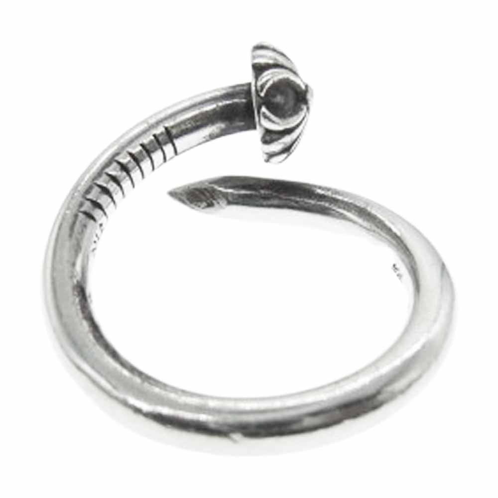 CHROME HEARTS クロムハーツ（原本有） NAIL CRSBALL ネイル クロスボール リング シルバー系 約16号【中古】