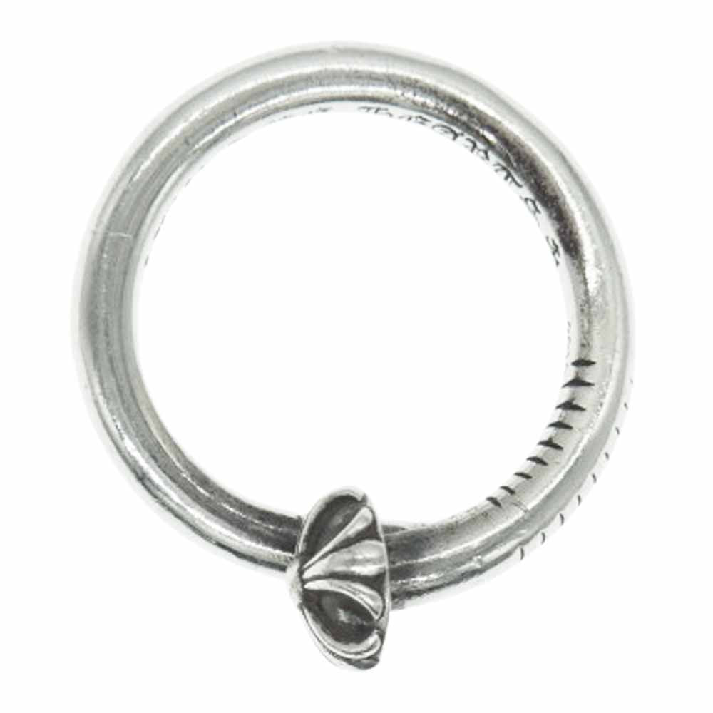 CHROME HEARTS クロムハーツ（原本有） NAIL CRSBALL ネイル クロスボール リング シルバー系 約16号【中古】
