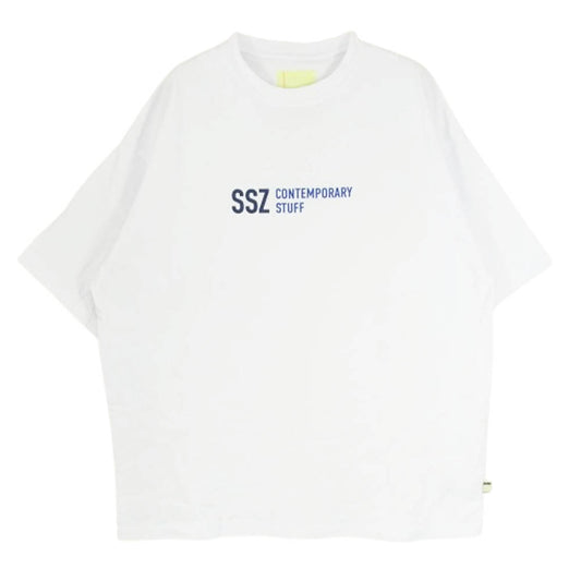 BEAMS ビームス 11-08-1073-120 SSZ エスエスズィー プリント 半袖 Tシャツ ホワイト系 L【美品】【中古】