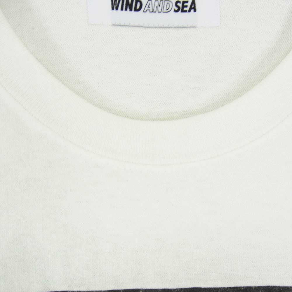 WIND AND SEA ウィンダンシー WDS-CS-118 PALM TREE PHOTO フォト プリント 半袖 Tシャツ ブラック系 L【中古】
