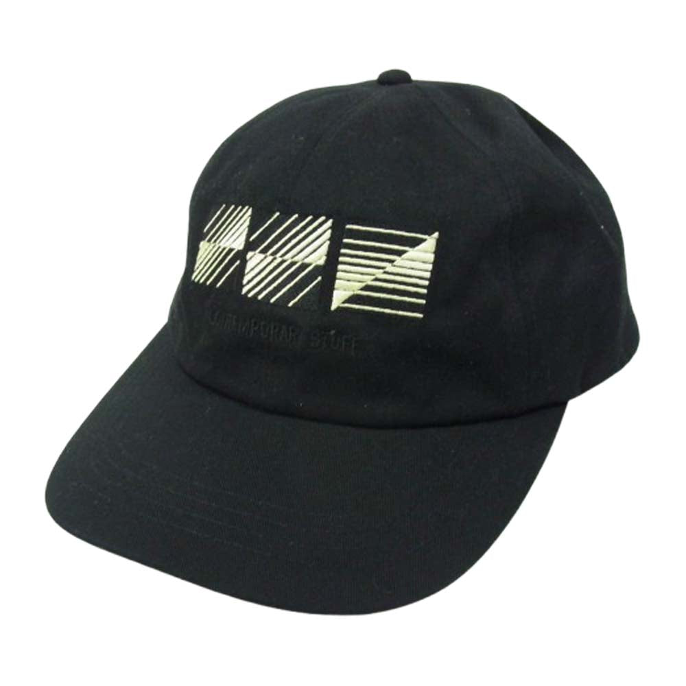 BEAMS ビームス 24AW SSZ エスエスズィー CUBE BASE BALL CAP キューブ ベースボール キャップ 帽子 ブラック系【中古】