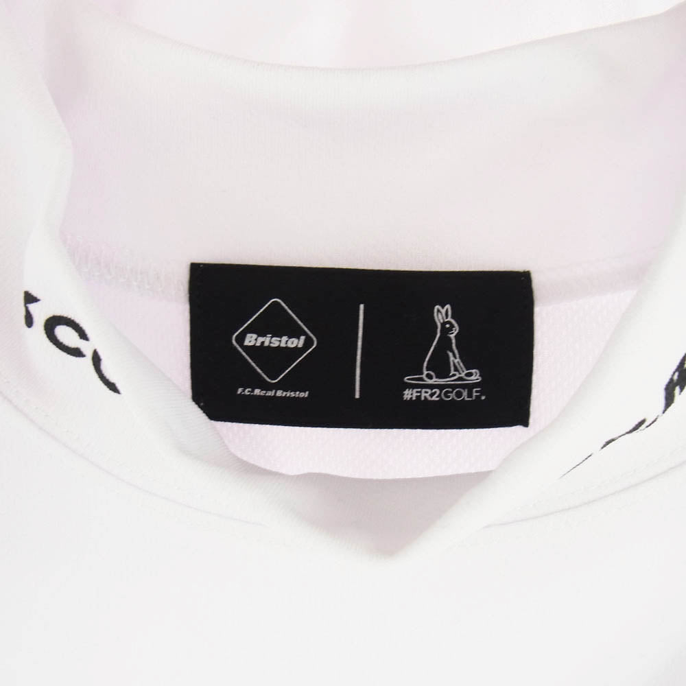 F.C.R.B. エフシーアールビー × #FR2 GOLF エフアールツー ゴルフ プリント 長袖 ロングスリーブ カットソー ホワイト系 XL【美品】【中古】