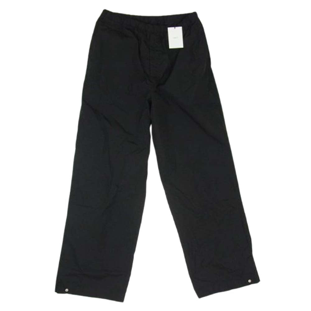 ssstein シュタイン 24SS ST.819 NYLON TAFTA TRACK EASY TROUSERS ナイロン タフタ トラック イージー パンツ ブラック系 M【美品】【中古】