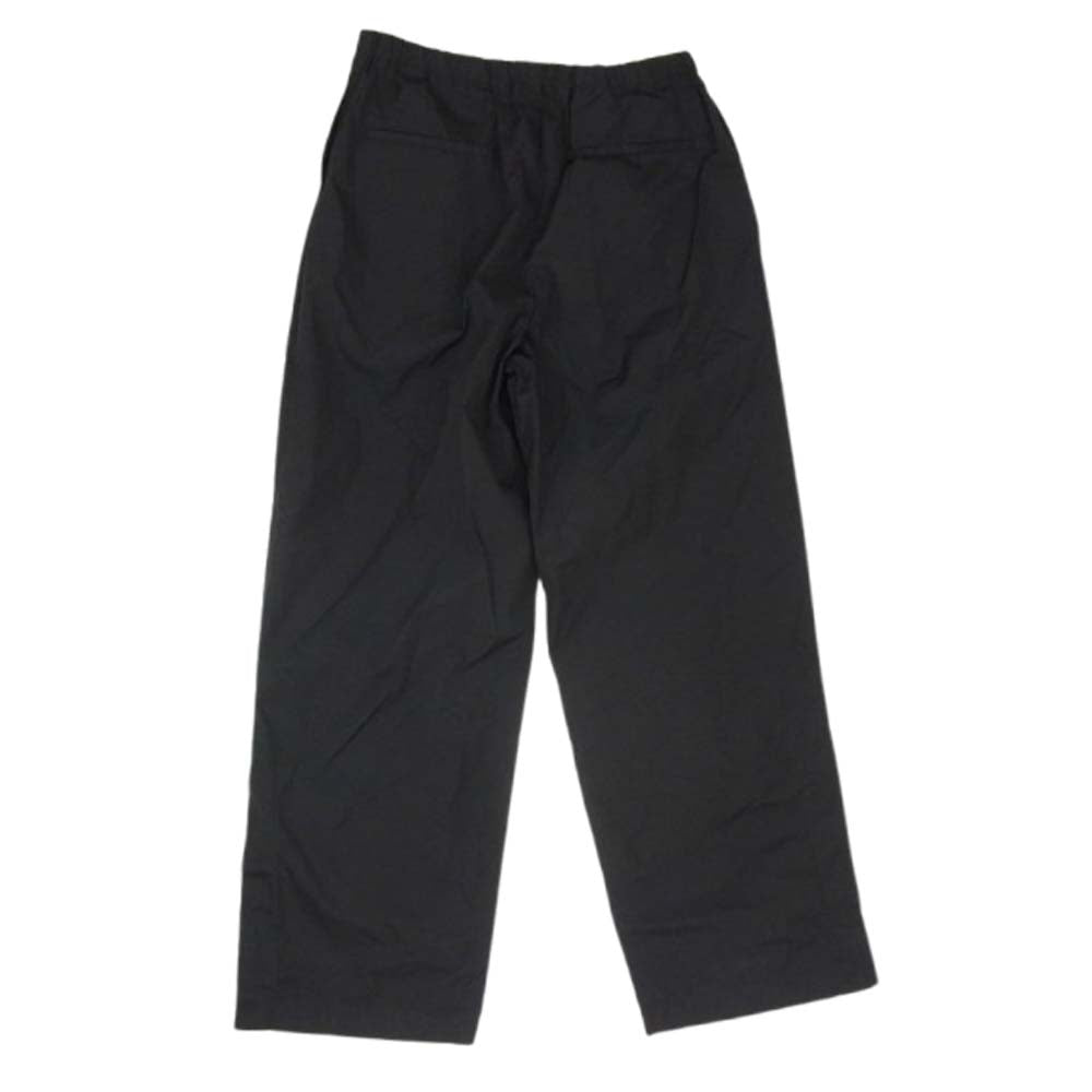 ssstein シュタイン 24SS ST.819 NYLON TAFTA TRACK EASY TROUSERS ナイロン タフタ トラック イージー パンツ ブラック系 M【美品】【中古】