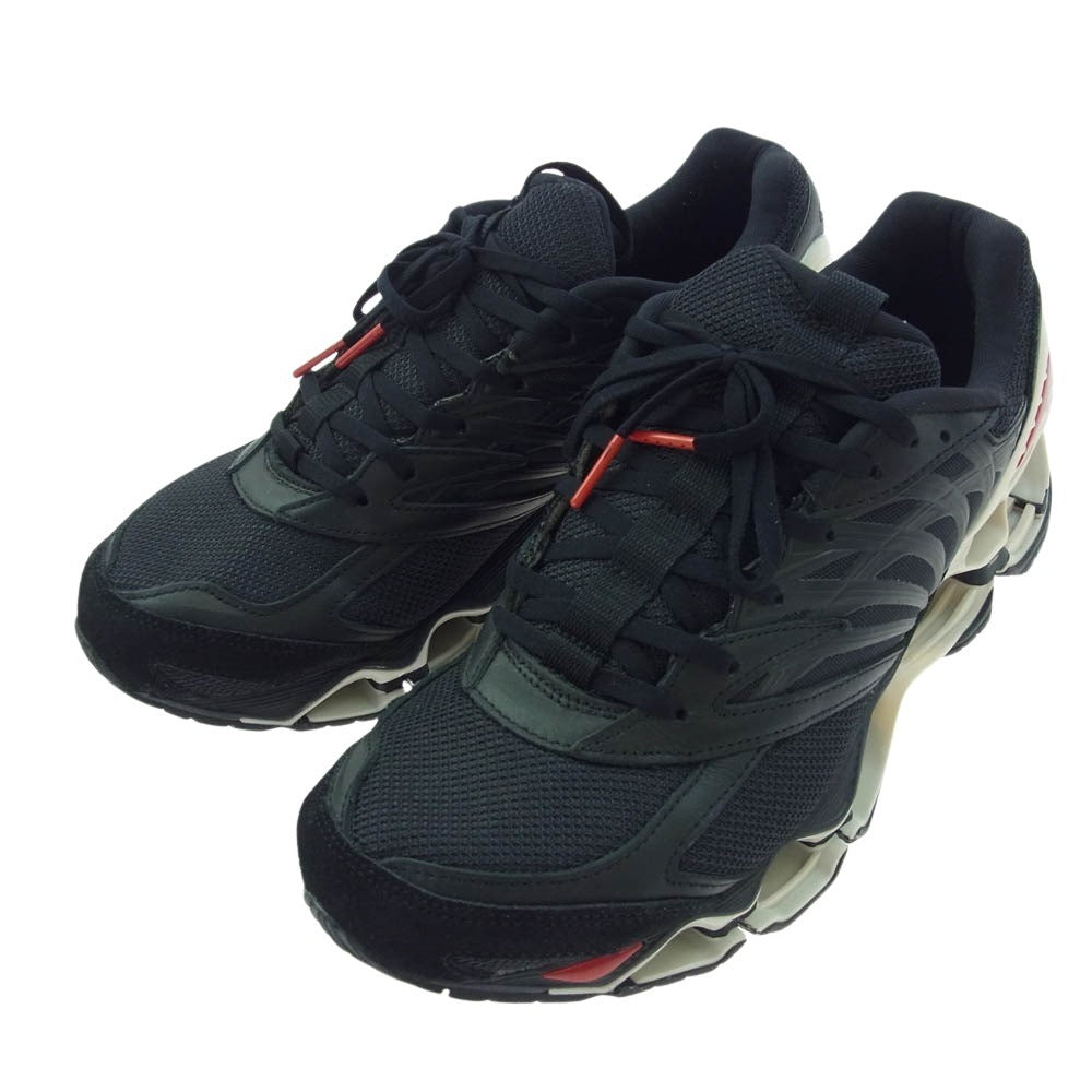 GRAPHPAPER グラフペーパー D1GD240901 MIZUNO ミズノ WAVE PROPHECY LS ウェーブプロフェシー ローカット スニーカー ブラック系 28cm【美品】【中古】