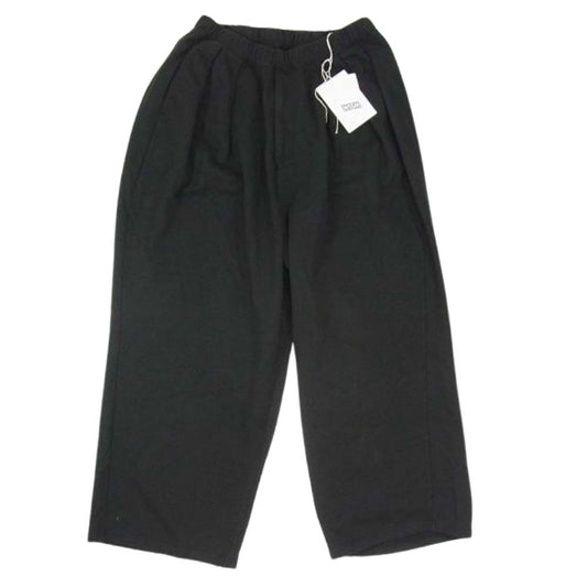 ANCELLM アンセルム 25SS ANC-PT67 TUCK SWEAT PANTS タック スウェット パンツ ブラック系 2【中古】