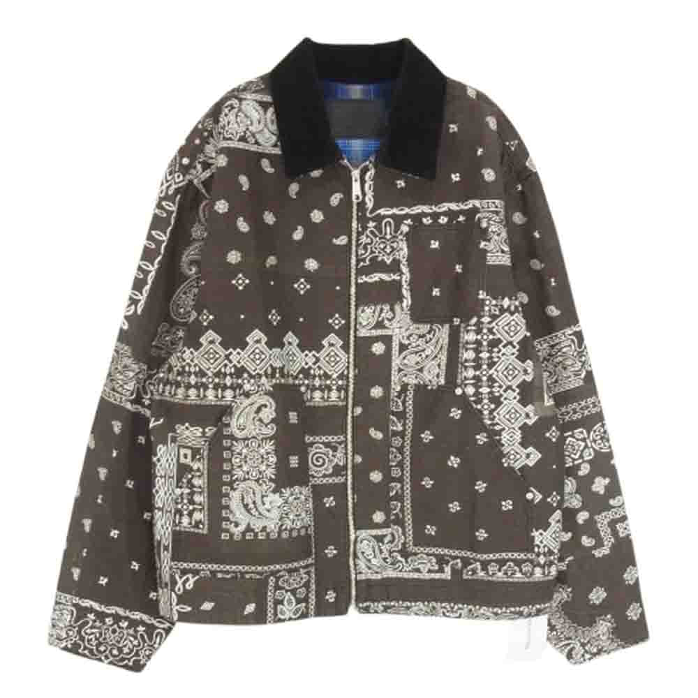 ミヤギヒデタカ MYG011 Bandana Jacket バンダナ ジャケット ブラック系 XL【美品】【中古】