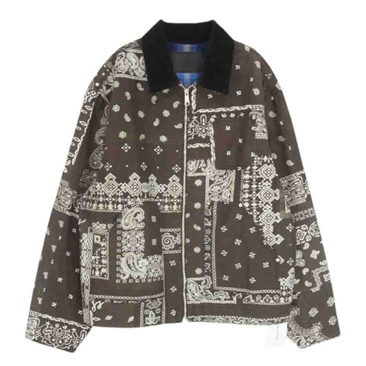 ミヤギヒデタカ MYG011 Bandana Jacket バンダナ ジャケット ブラック系 XL【美品】【中古】