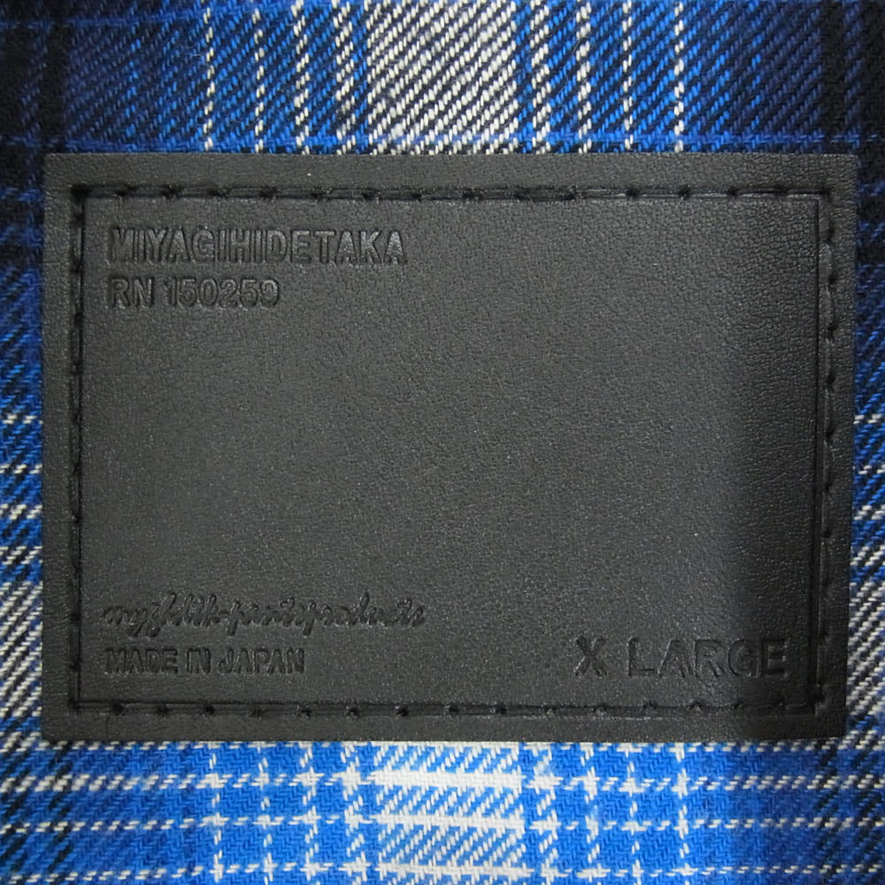 ミヤギヒデタカ MYG011 Bandana Jacket バンダナ ジャケット ブラック系 XL【美品】【中古】