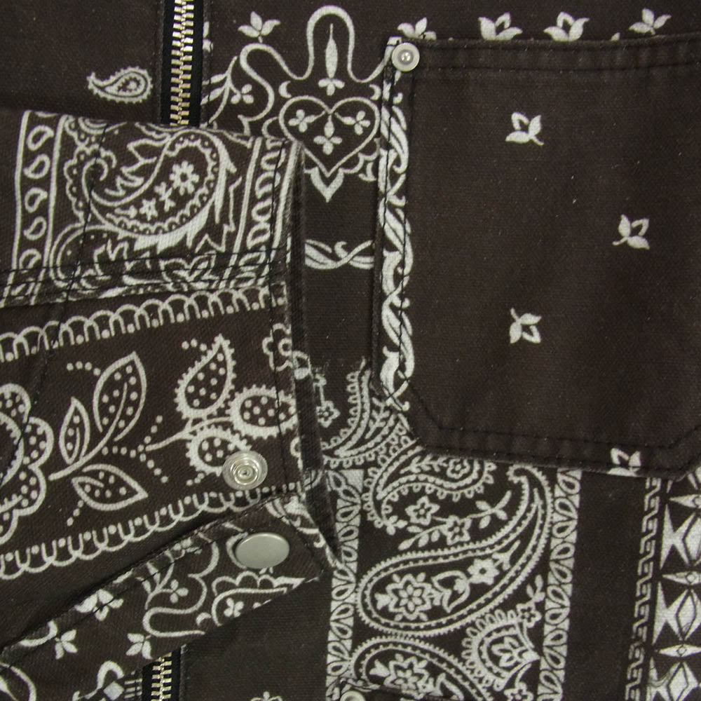 ミヤギヒデタカ MYG011 Bandana Jacket バンダナ ジャケット ブラック系 XL【美品】【中古】