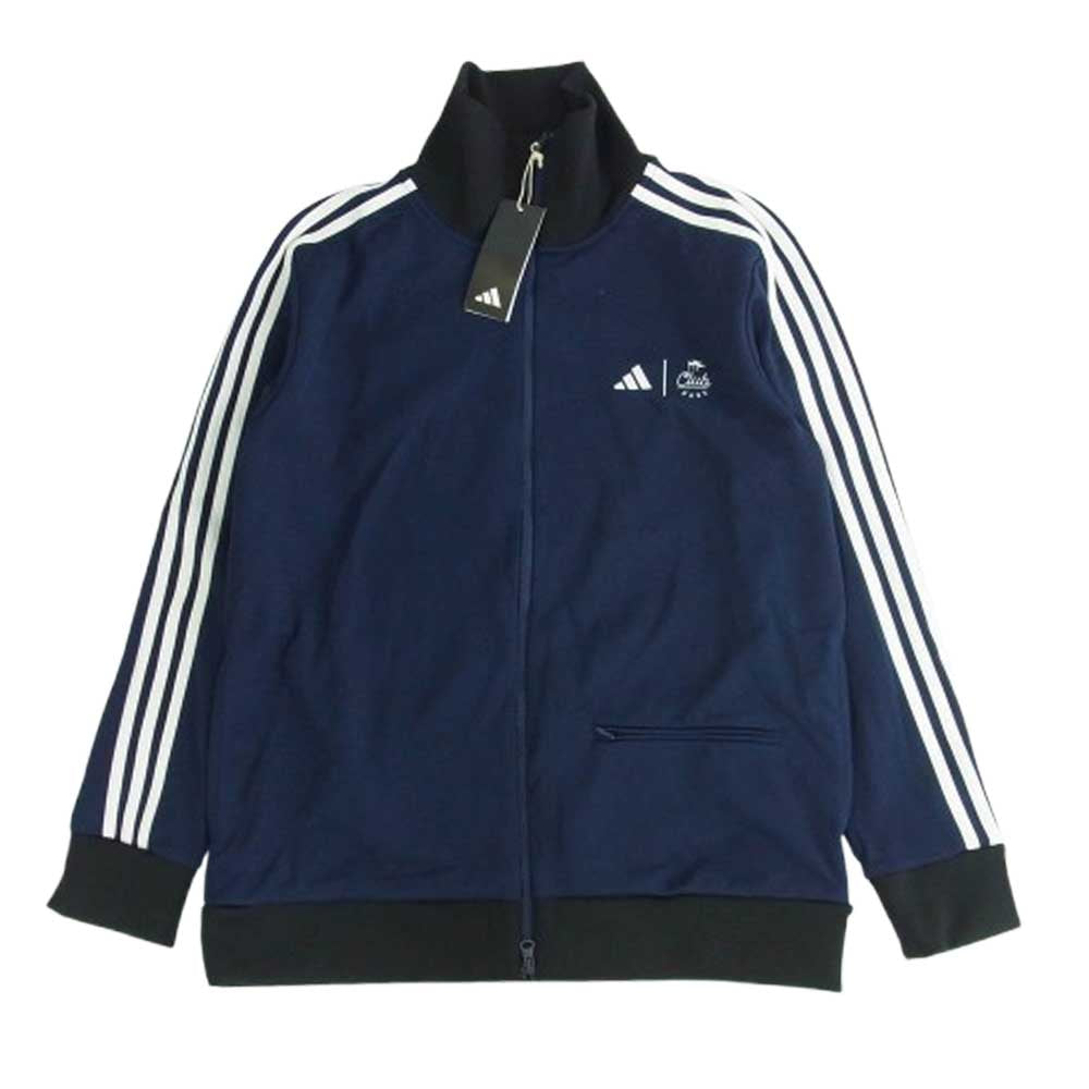 adidas アディダス IT6869 IT6870 CLUBHAUS クラブハウス Track Jacket Wide Tapered Pants トラック ジャケット ワイド パンツ セットアップ ネイビー系 XXL【新古品】【未使用】【中古】