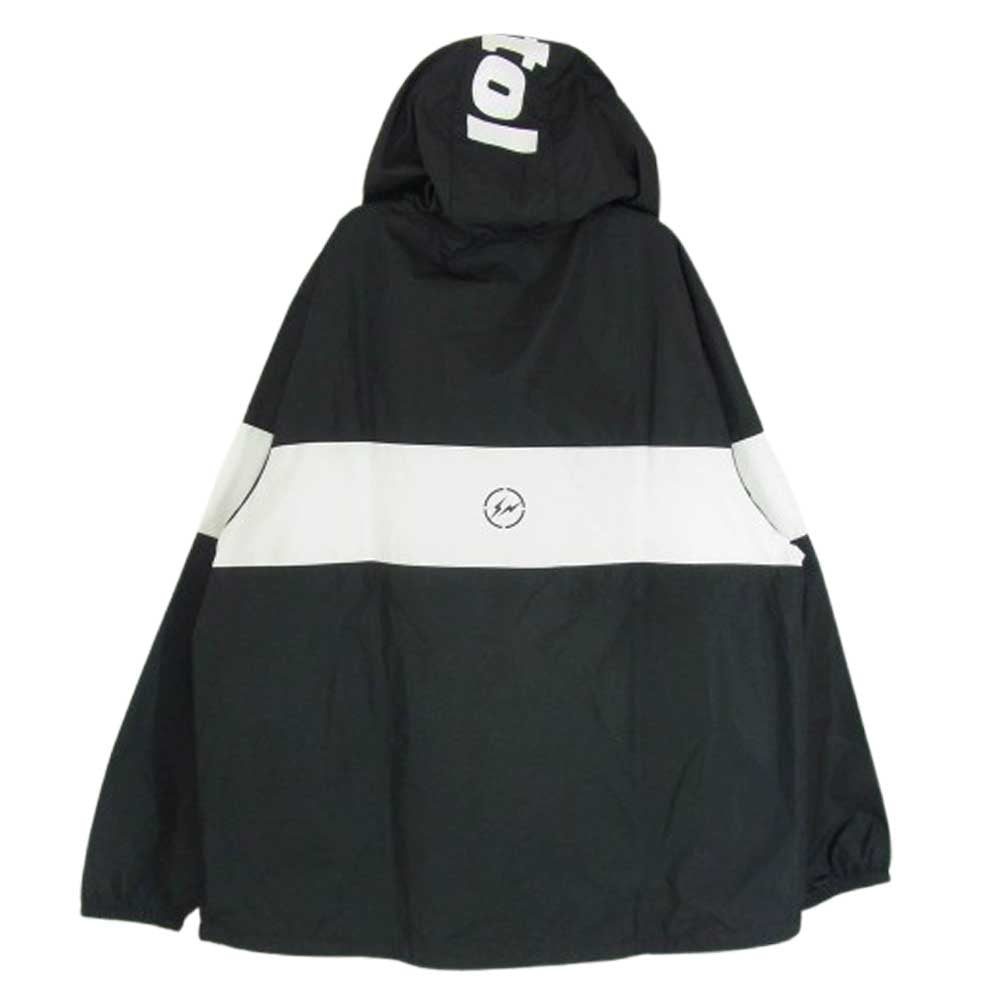 F.C.R.B. エフシーアールビー 18AW FCRB-189115 × FRAGMENT DESIGN フラグメントデザイン TRAINING ANORAK SPONSORED トレーニング アノラック ジャケット ブラック系 L【新古品】【未使用】【中古】