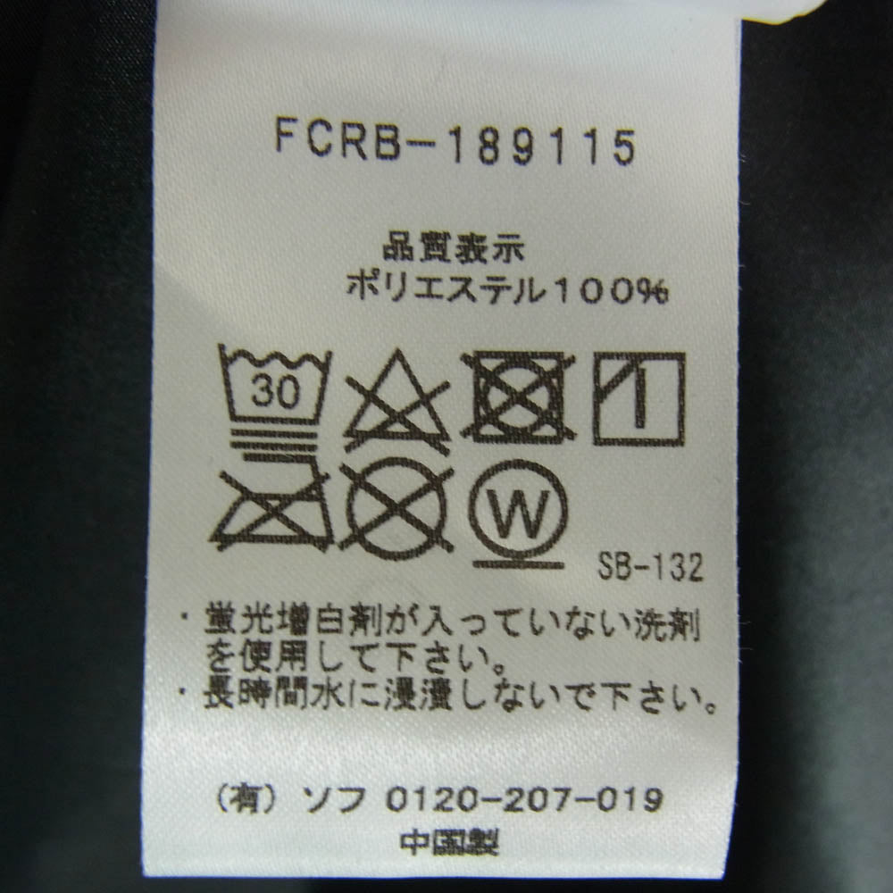F.C.R.B. エフシーアールビー 18AW FCRB-189115 × FRAGMENT DESIGN フラグメントデザイン TRAINING ANORAK SPONSORED トレーニング アノラック ジャケット ブラック系 L【新古品】【未使用】【中古】