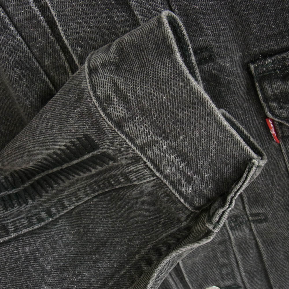 UNDERCOVER アンダーカバー 25SS 001YX0000 × Levis リーバイス TYPE I ダブルネーム GIZA刺繍 トラッカー ジャケット グレー系 XXL【美品】【中古】