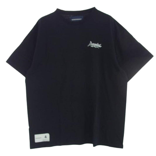 DESCENDANT ディセンダント 23SS UNDER THE CURRENT SS ロゴ 半袖 Tシャツ ブラック系 4【中古】