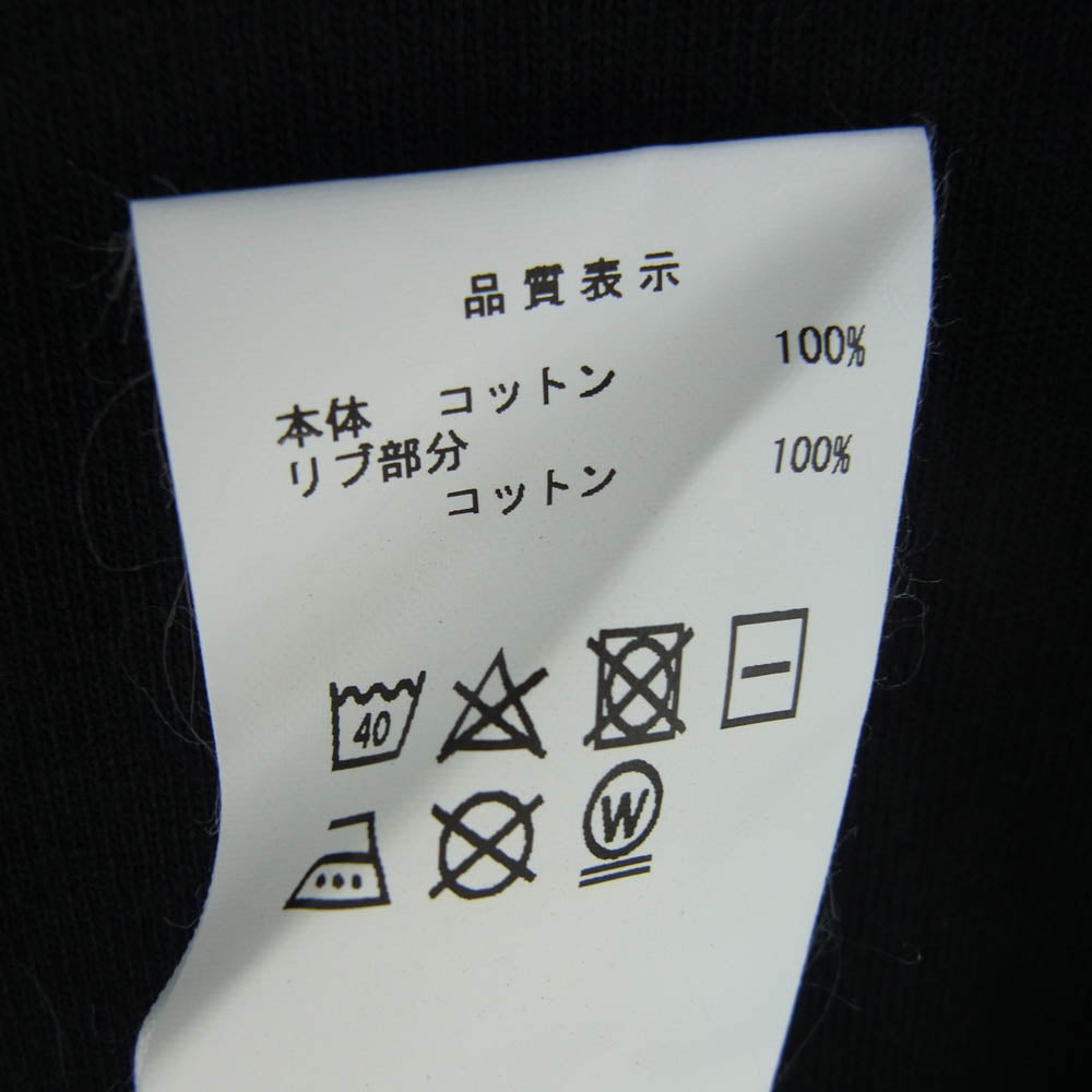 DESCENDANT ディセンダント 23SS UNDER THE CURRENT SS ロゴ 半袖 Tシャツ ブラック系 4【中古】